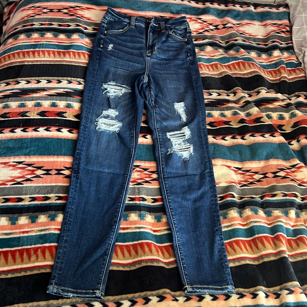American Eagle ripped jeans